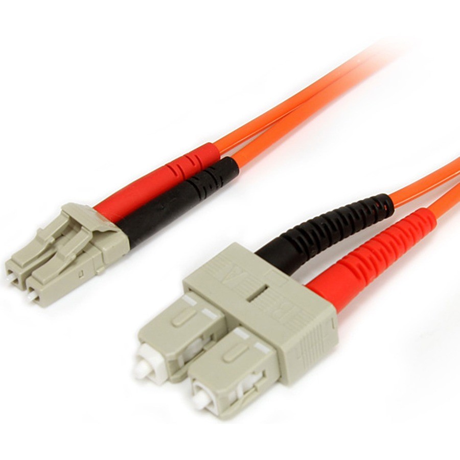 StarTech 3m Multimode Duplex 62.5/125 LSZH Fiber Optic Cable - LC/SC