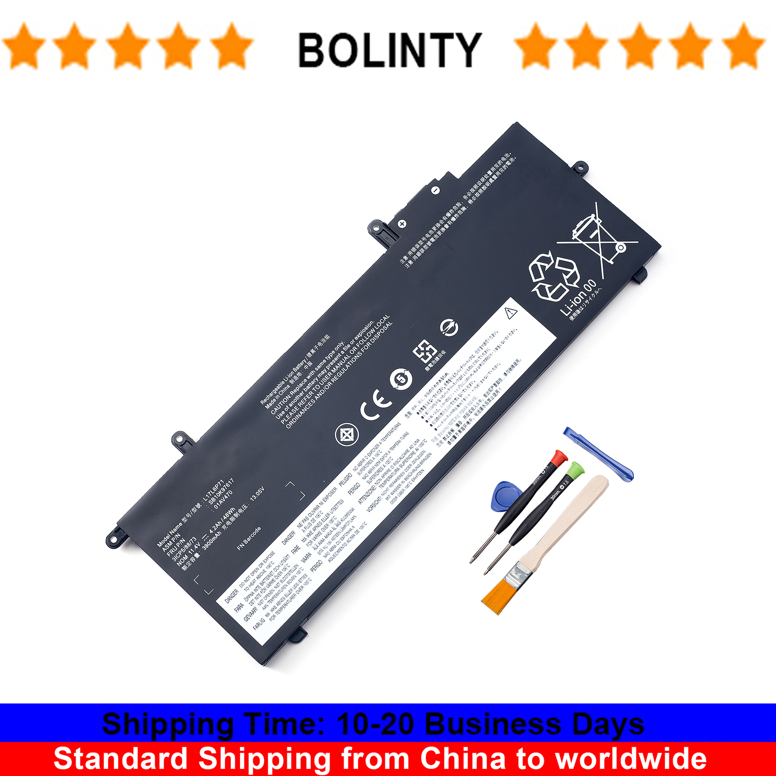 01AV470 01AV471 L17C6P71 L17M6P71 Laptop Battery For Lenovo ThinkPad X280 A285