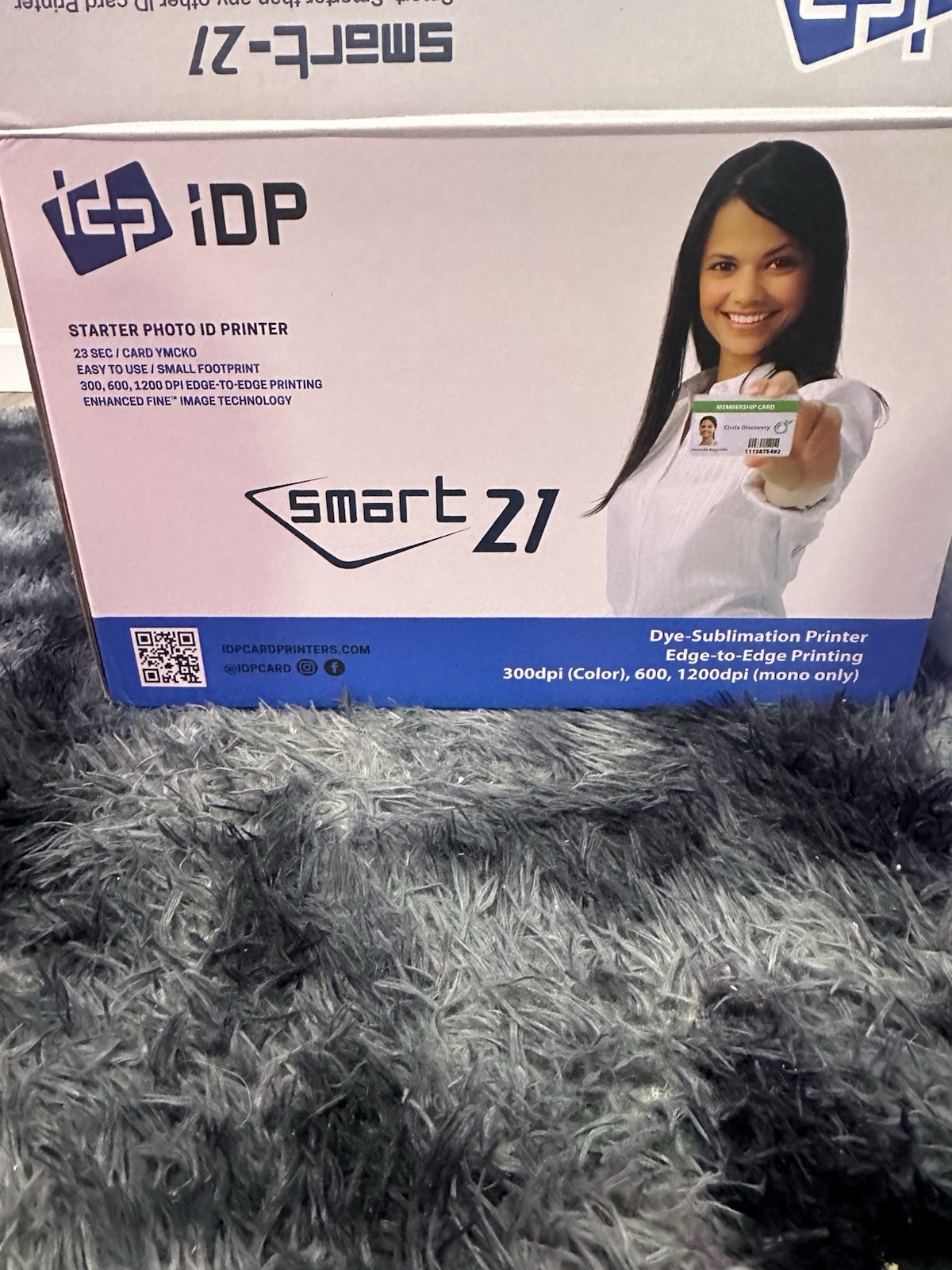 IDP Smart-21S Single Side Photo ID Card Printer Bundle P/N 653311K