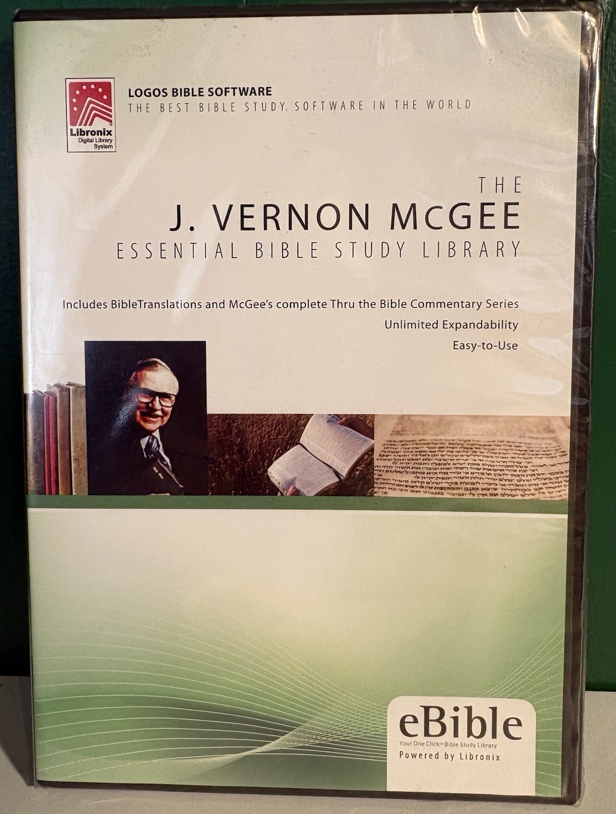 The J Vernon McGee Essential Bible Study Library CD-ROM Thru the Bible NEW