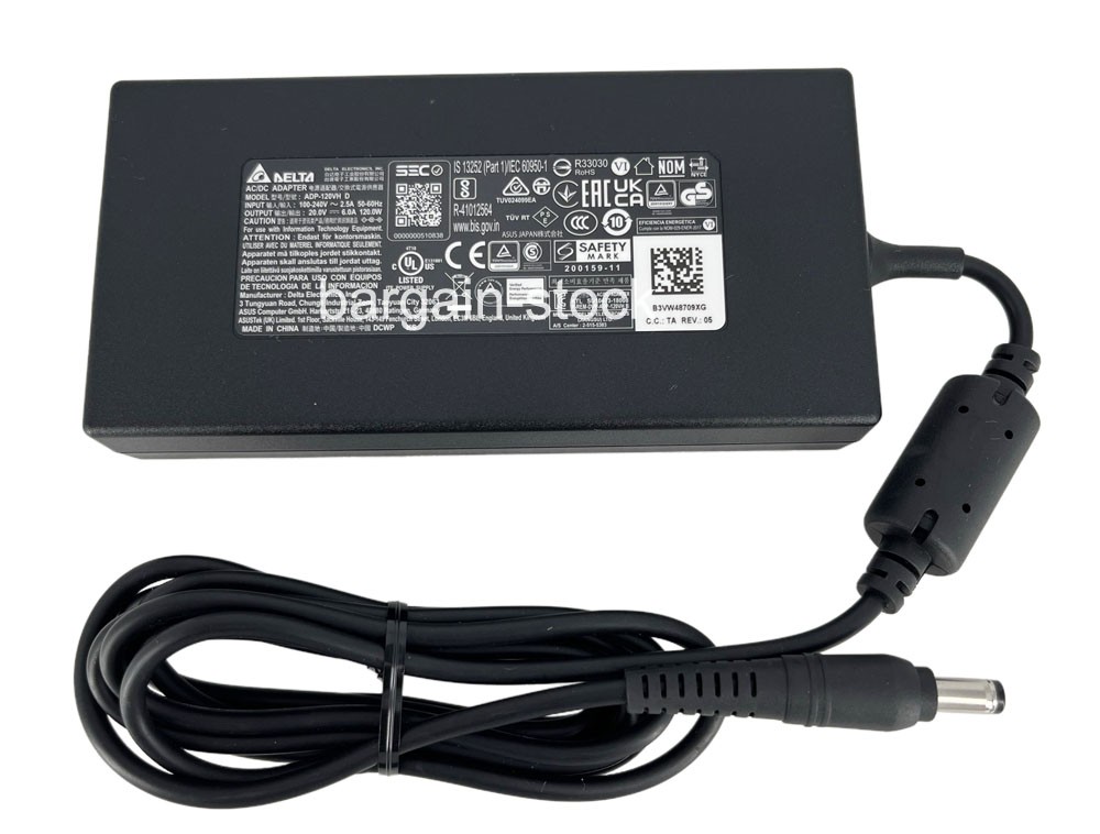 Delta 120W Power Supply Adapter For Intel NUC 12 Pro NUC12WSKv5 NUC12WSHv5 Kit