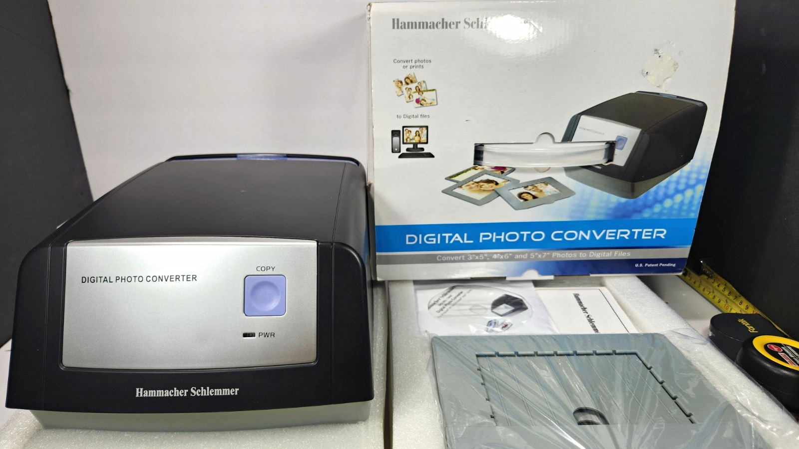 Hammacher Schlemmer Digital Photo Converter Scanner 74597 - Open Box Unused