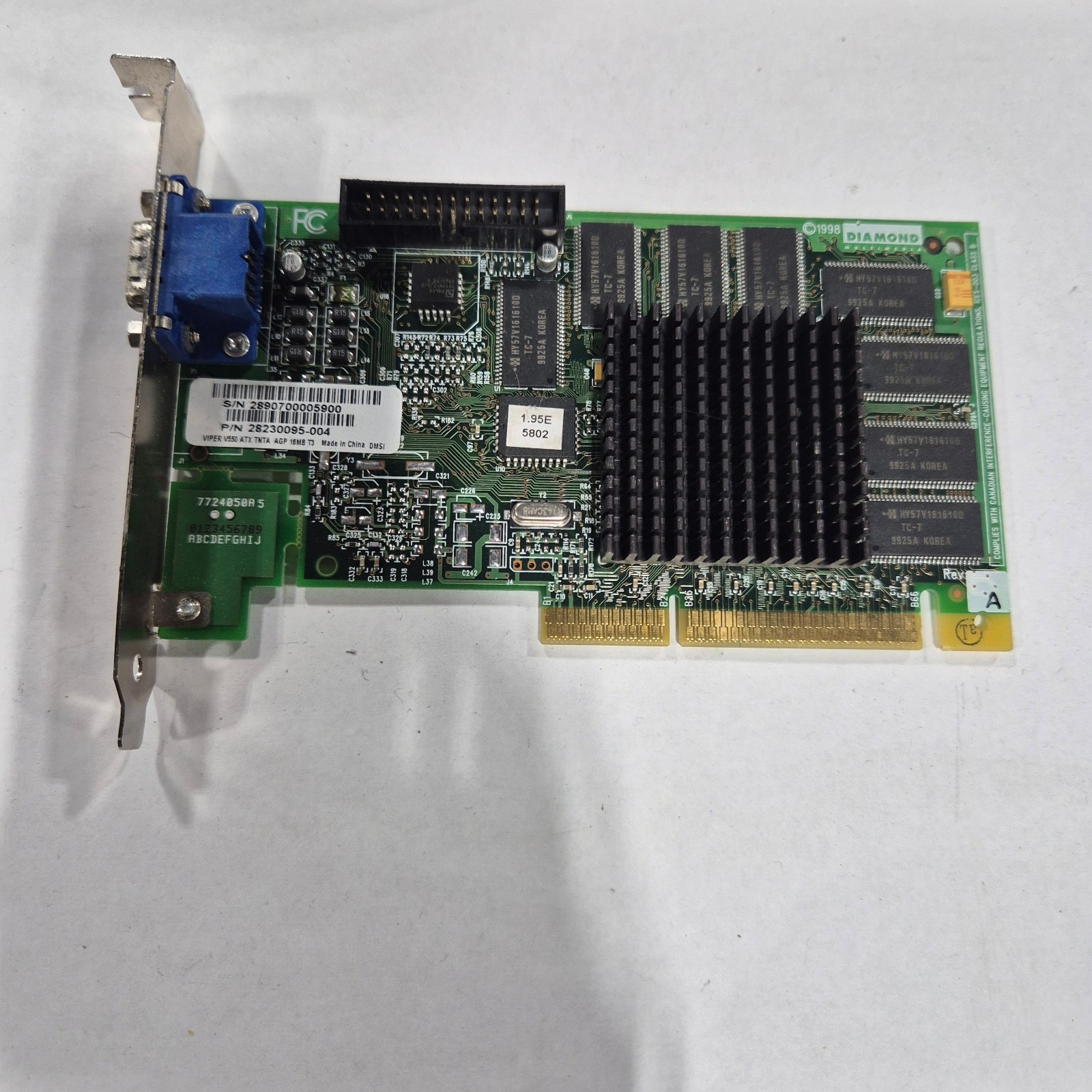 Diamond Viper V550 16MB AGP Video Graphics Card