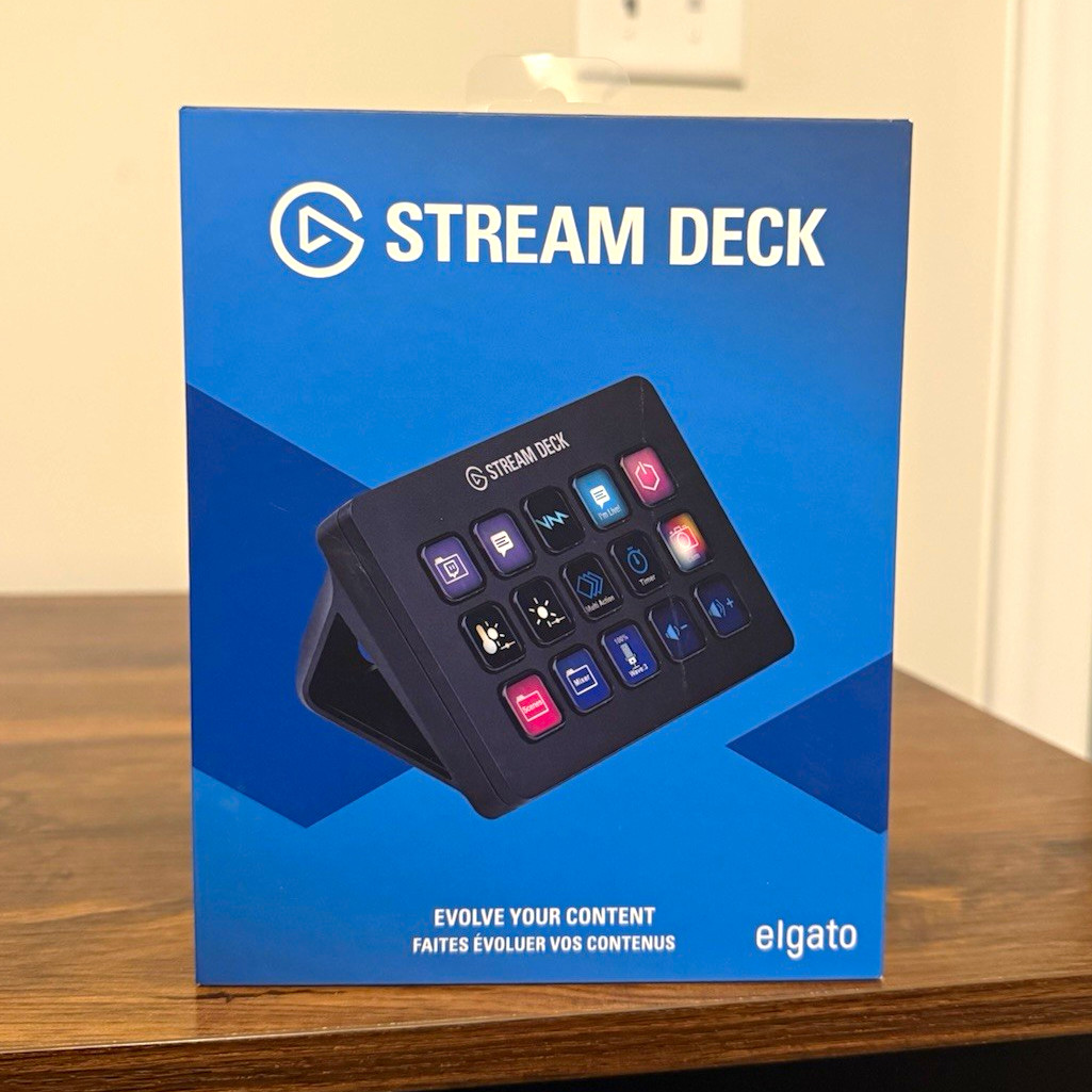 Elgato Stream Deck 15-Key Programmable Macro Keypad, Black Programmable Keypad