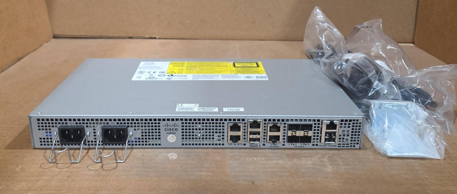 Cisco ASR-920-4SZ-A 4x 10Gb SFP+ 2x GE Adv Metro IP Access Active ASR Router