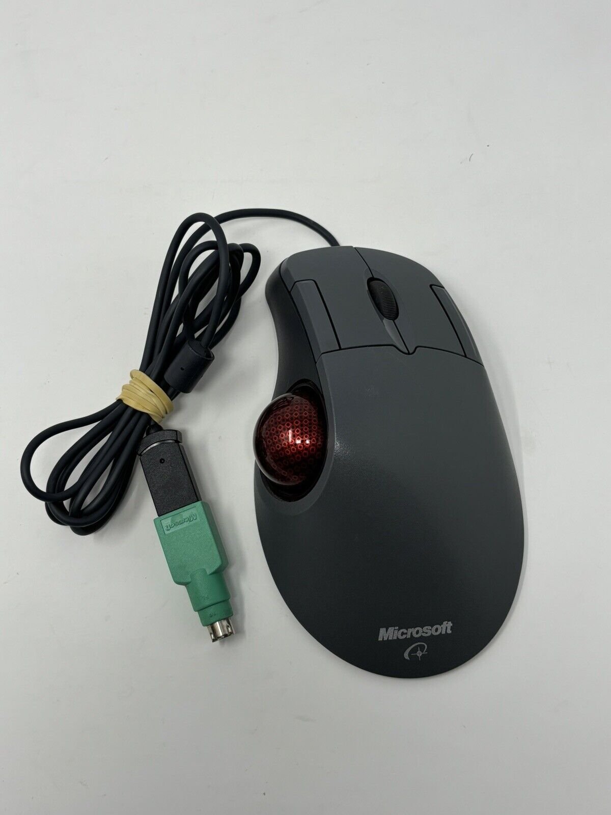 Microsoft Trackball Optical 1.0 PS2/USB X08-70386 Mouse Tested working