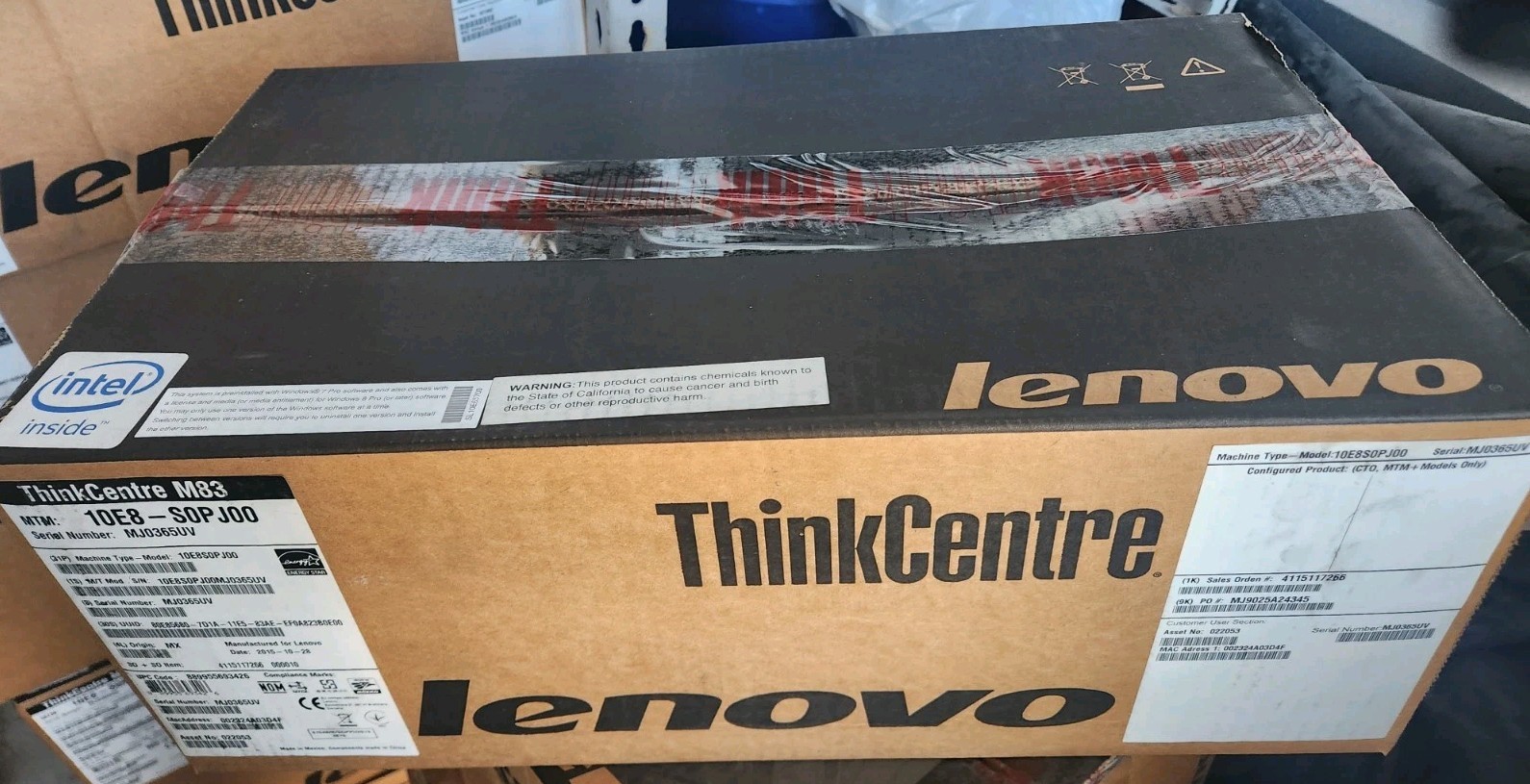 Lenovo ThinkCentre M83 Tiny PC Intel i7, 8GB RAM, 120GB , Win 7, Keyboard, Mouse