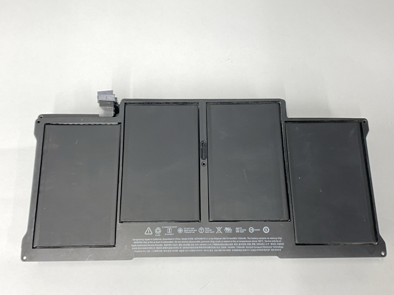Lot of (5) Apple MacBook Air 13" A1369 A1466 Batteries A1496 7150mAh Tested