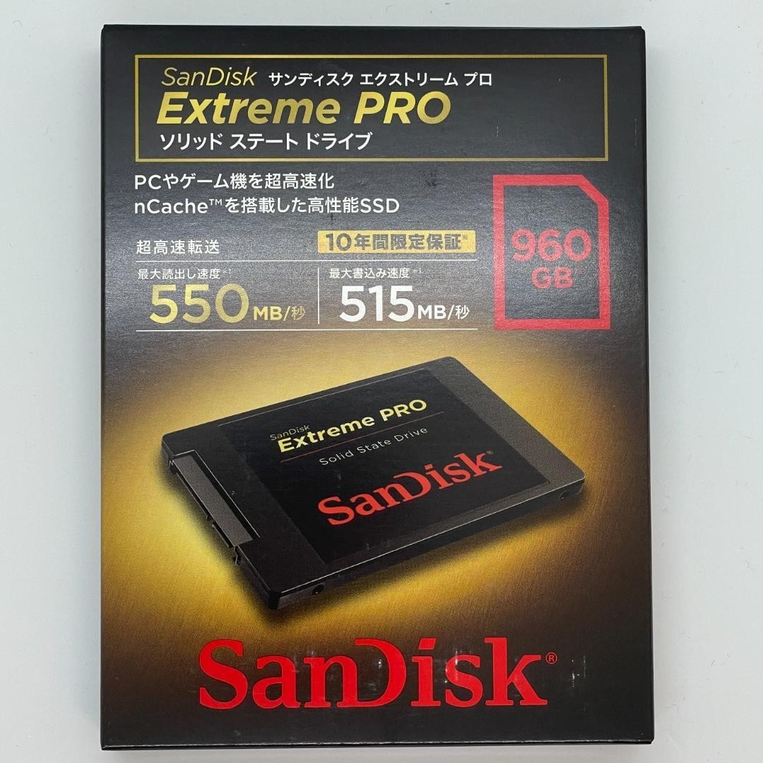 SanDisk Extreme PRO 960GB SSD 2.5" SATA 6Gb/s SDSSDXPS-960G New Japan