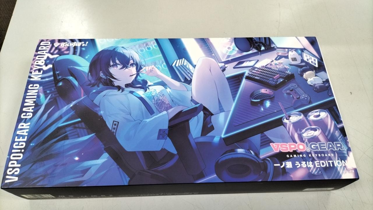 Gaming Keyboard Model Ichinose Uruha EDITION VSPO KB VSPO GEAR