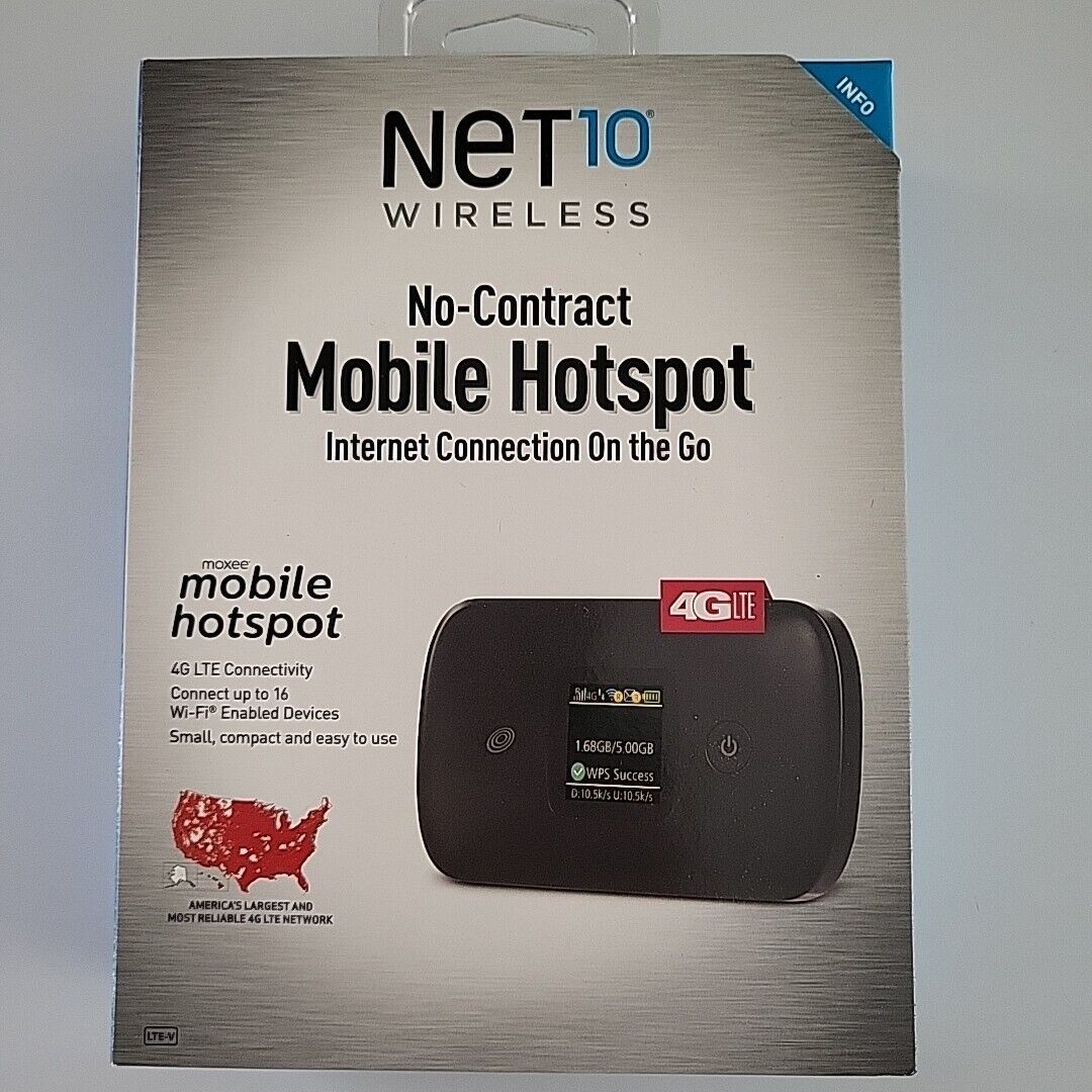Net 10 Wireless No Contract Mobile Hotspot Internet Connection On the Go 4G LTE