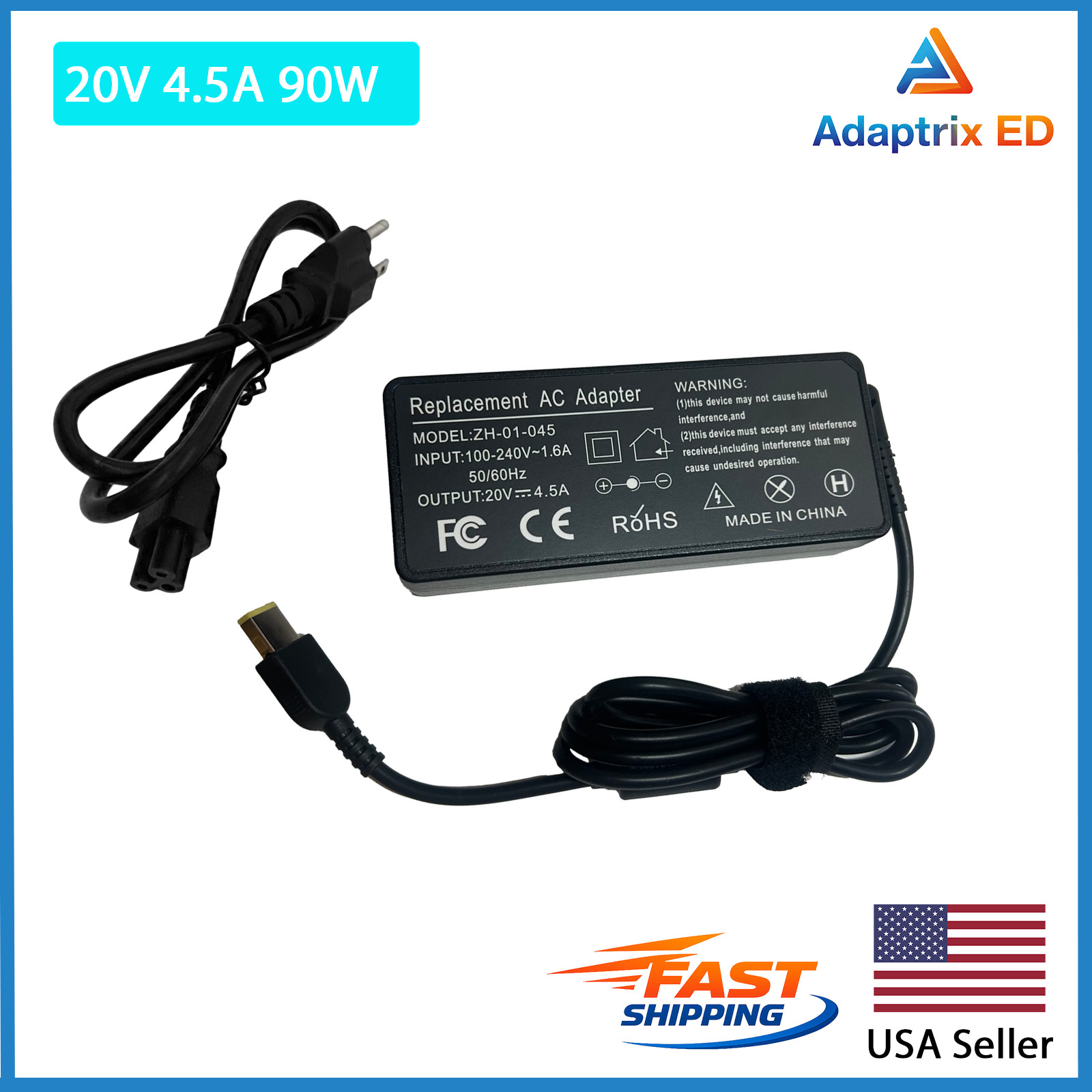 90W AC Adapter Charger for Lenovo ADLX90NCC2A ADLX90NCC3A PA-1900-72