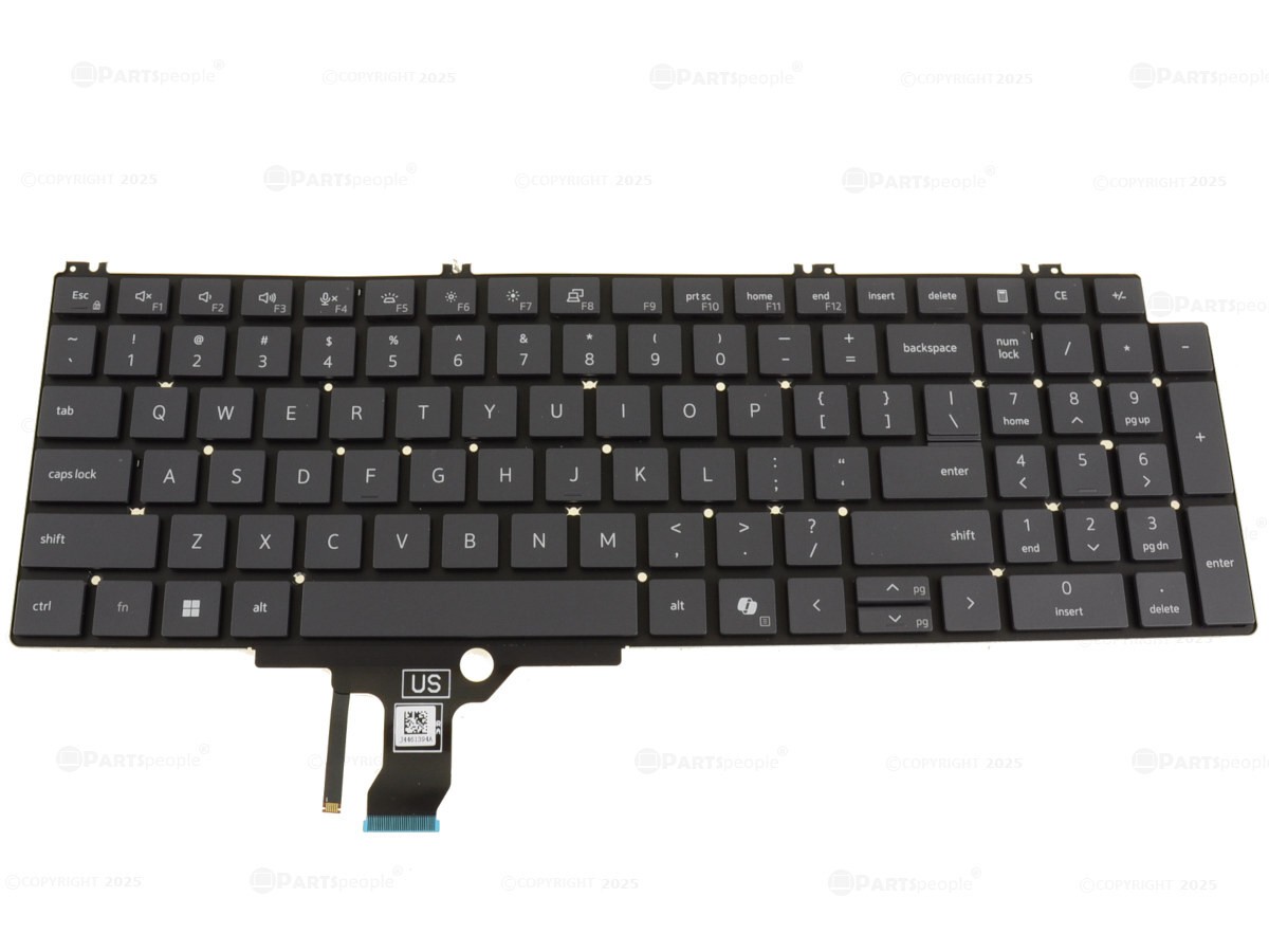 Keyboard Dell P30CW Replacement Laptop Keyboard - Us English - 99-key Layout -