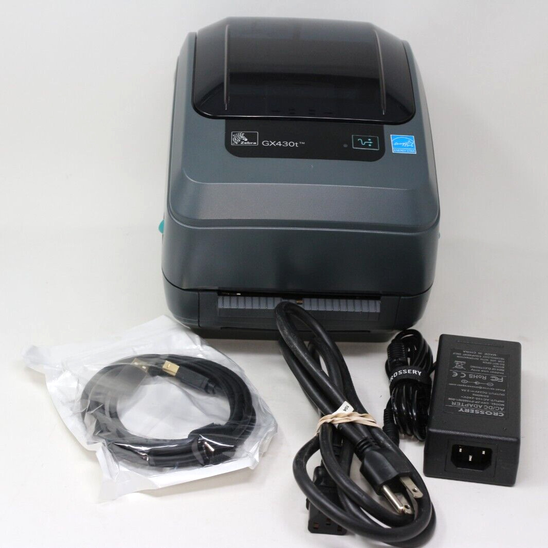 Zebra GX430t Thermal Transfer Printer  Ethernet  Version