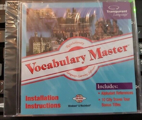 Vocabulary Master: Transparent Language (CD, Win/Mac) - Ships within 12 hours