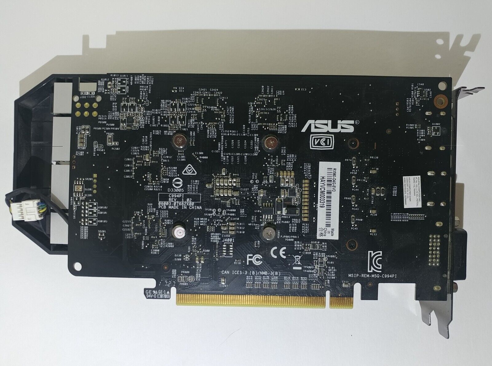 ASUS Radeon RX 560 4GB EVO GDDR5 Graphics Card RX560-04G-EVO Dual Fans