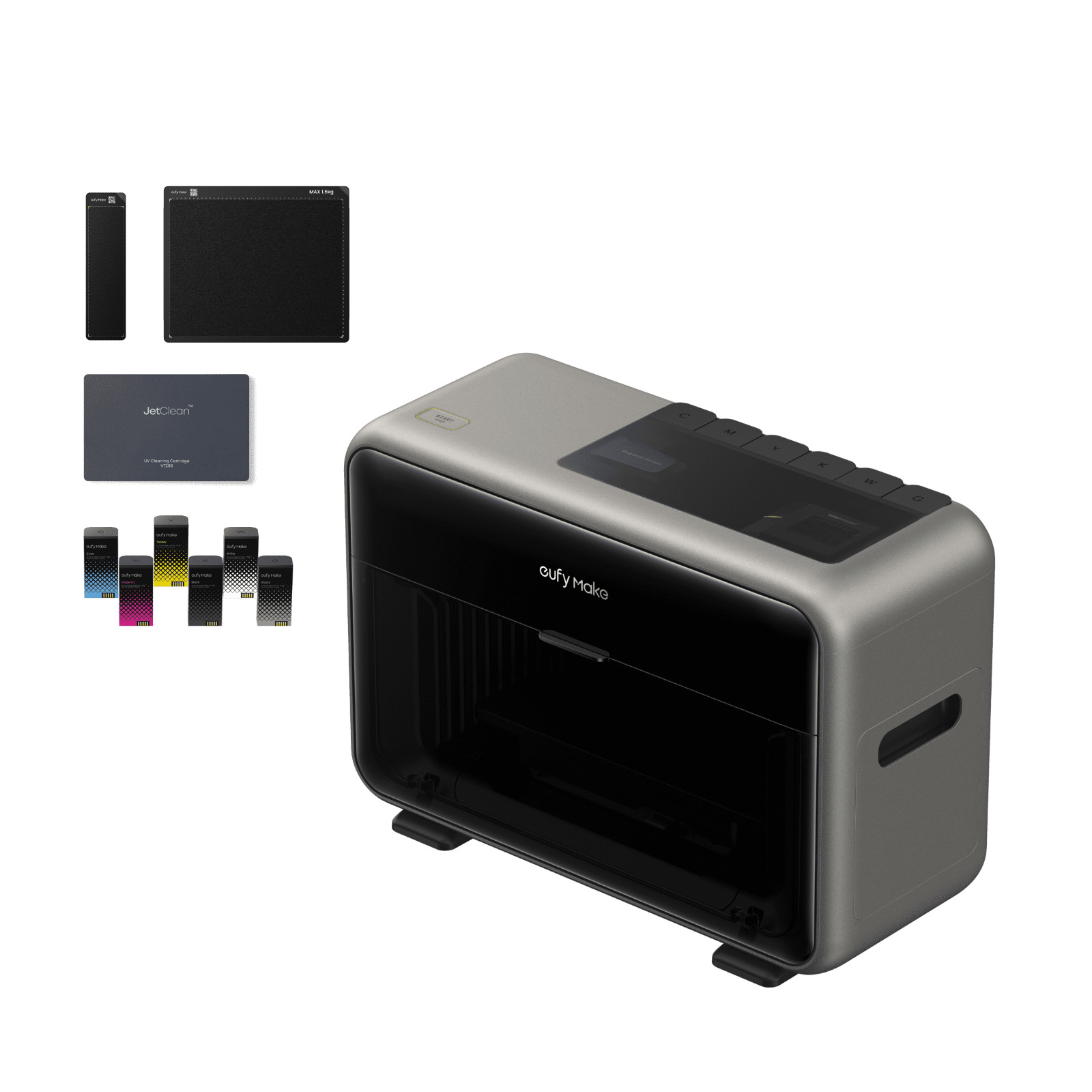 eufyMake E1 UV Printer 3D Texture Printing DTF Rotary Printing Desktop NEW