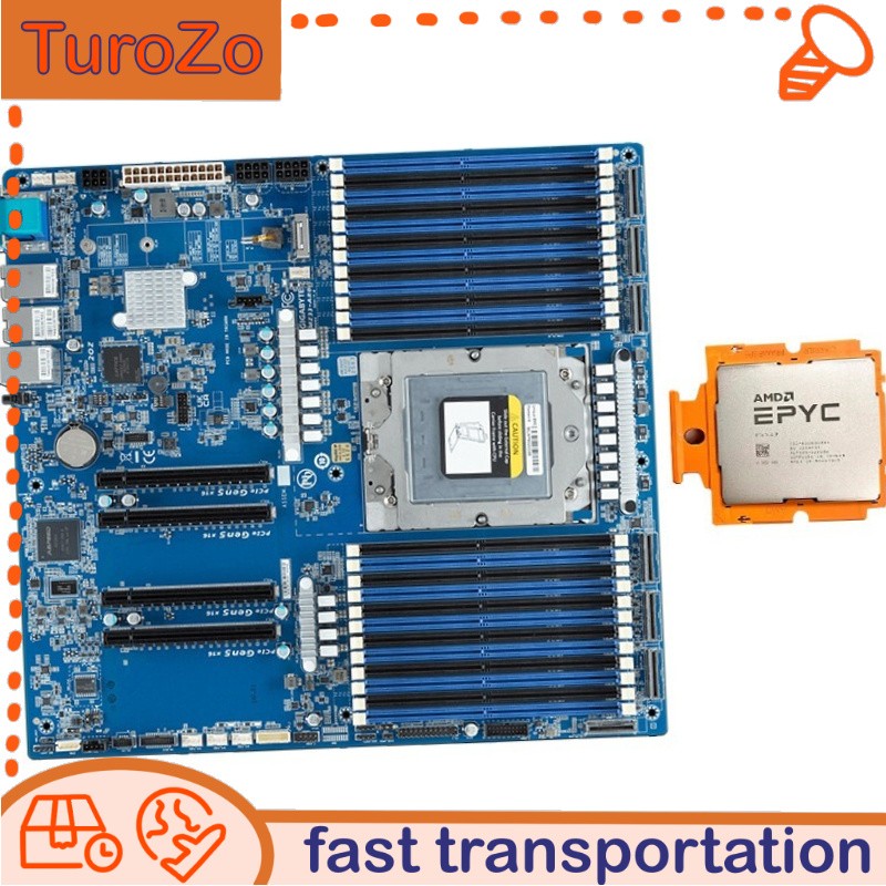 MZ33-AR1+AMD Gigabyte Genoa EPYC 9b14 2.6 GHz 96c/192t 360W combination New