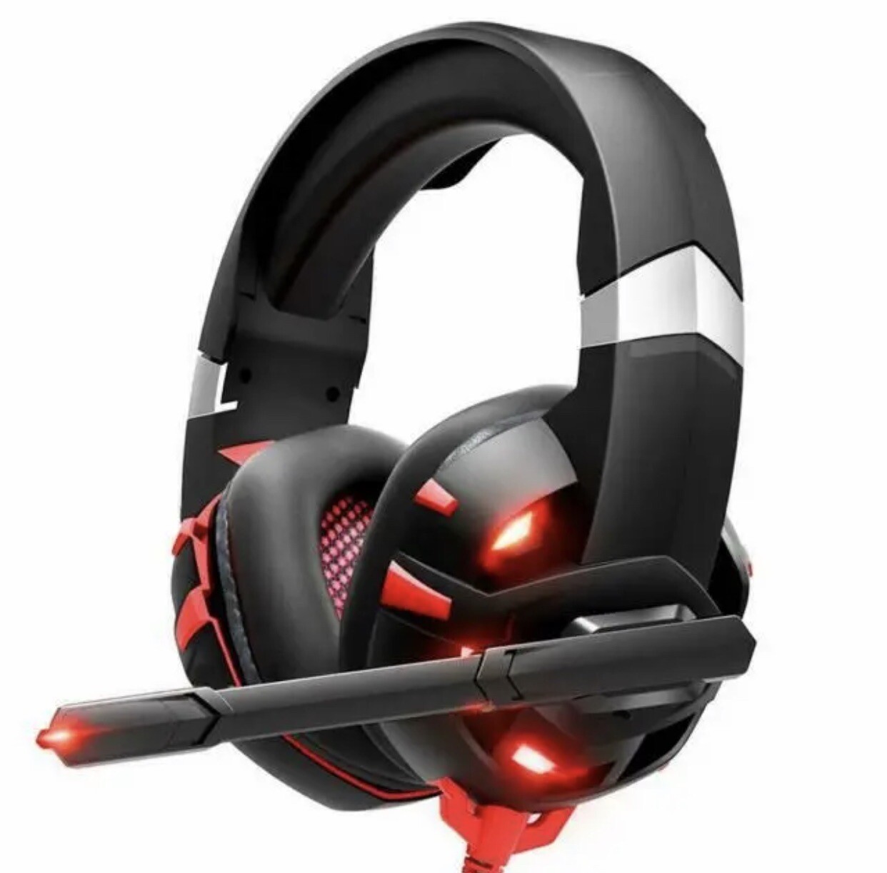 RUNMUS Gaming Headset - Black/Red