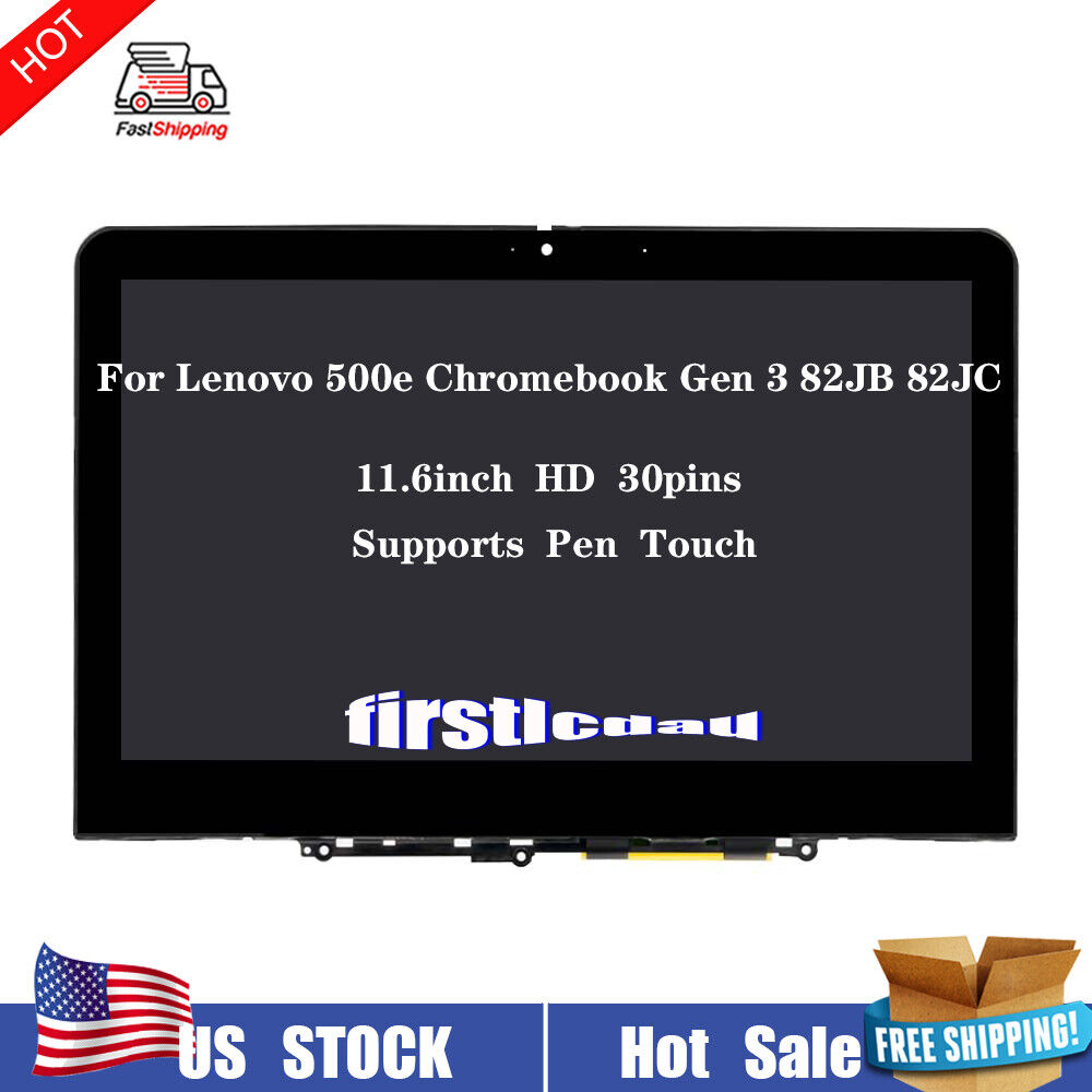 For Lenovo 500e Chromebook Gen 3 82JB0002US 82JB000WUS LCD Display Touch Screen
