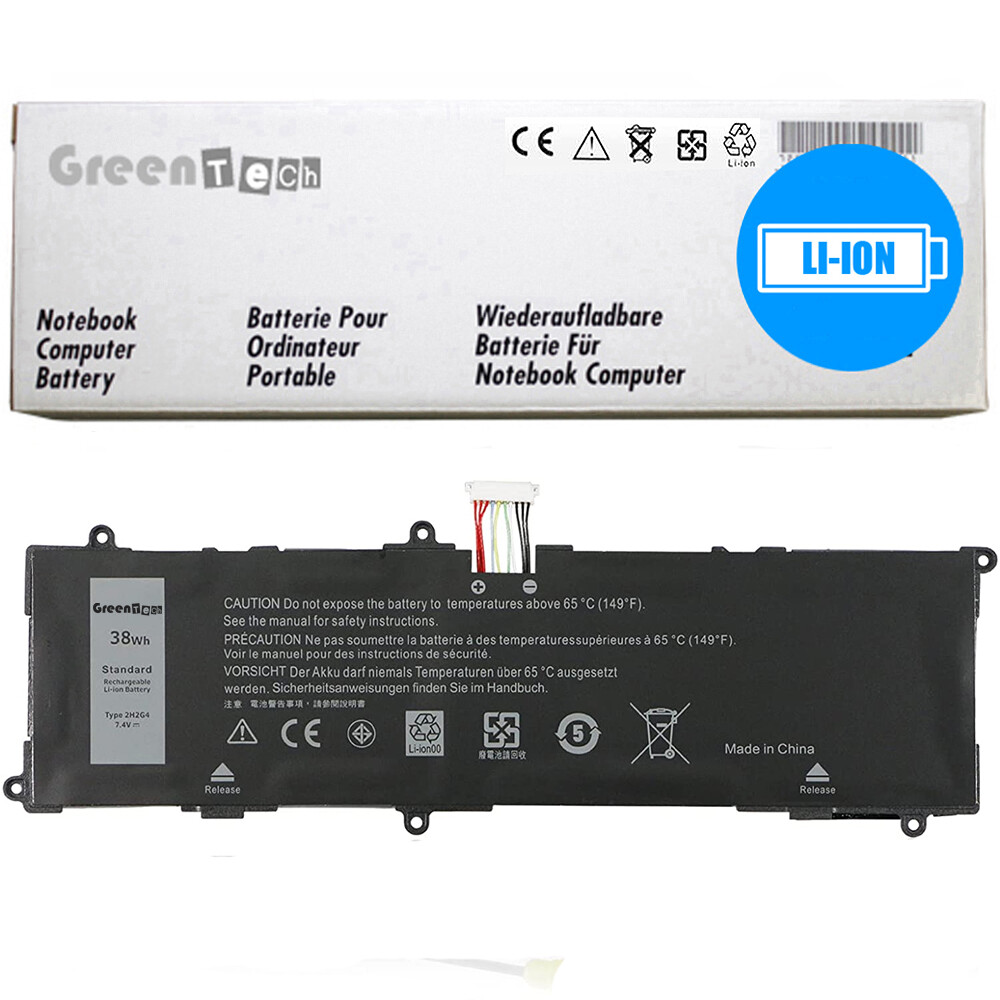GREENTECH 2H2G4 BATTERY FOR DELL VENUE 11 PRO 7140 7.4V 38WHR HFRC3 TXJ69