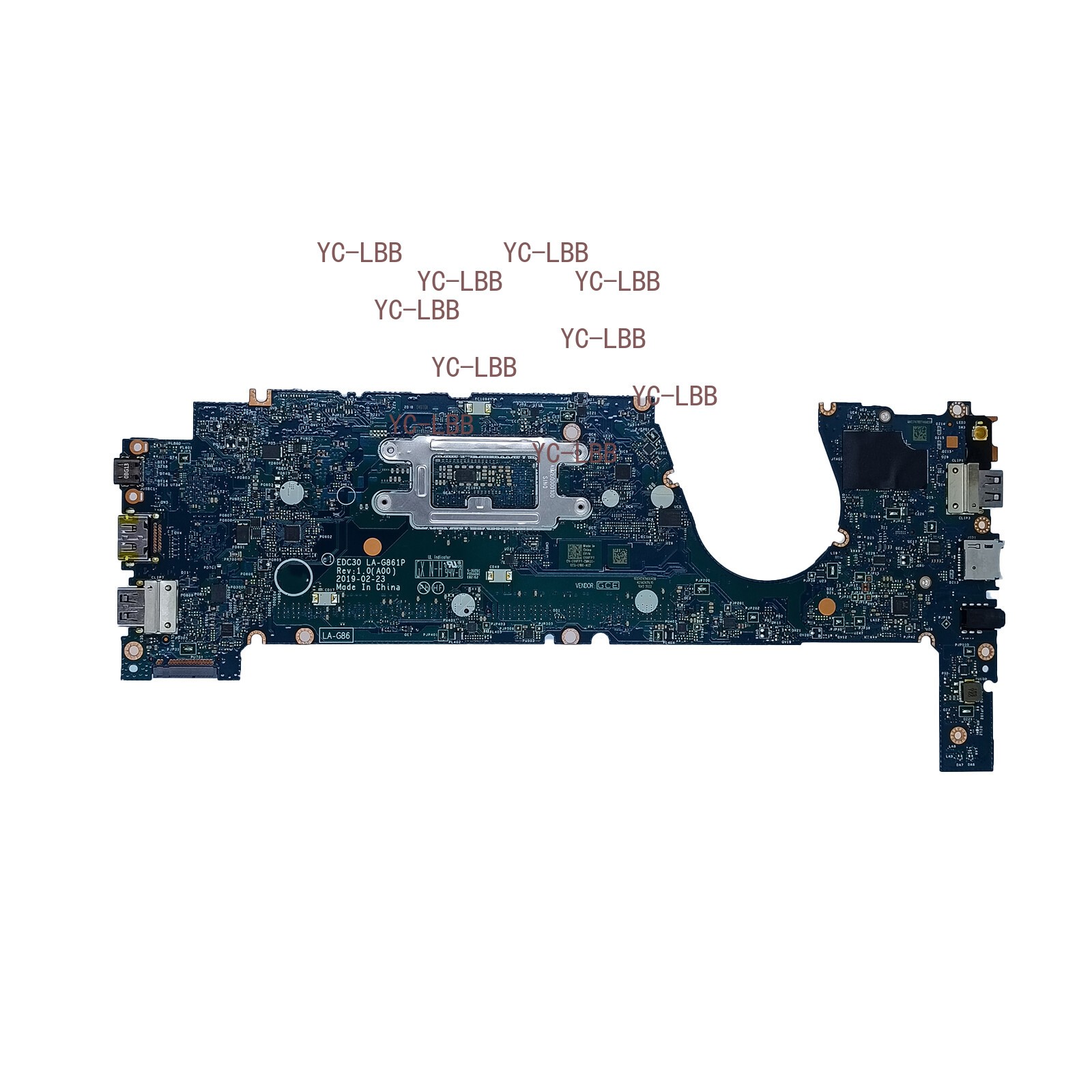 09XFPT 9XFPT For Dell Latitude 7300 Motherboard EDC30 LA-G861P SRF9Z i5-8365U