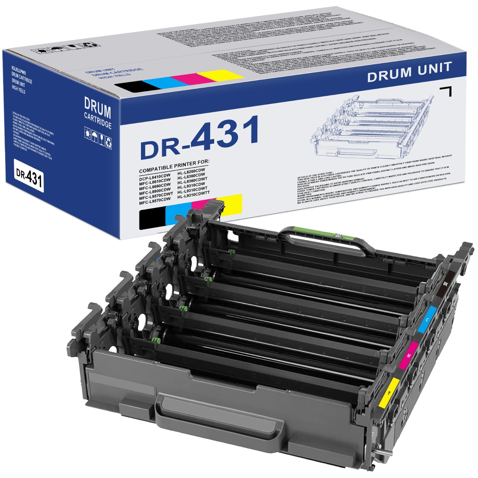 DR-431CL Compatible Drum Unit for Brother HL-L8360CDW MFC-L8900CDW 31K
