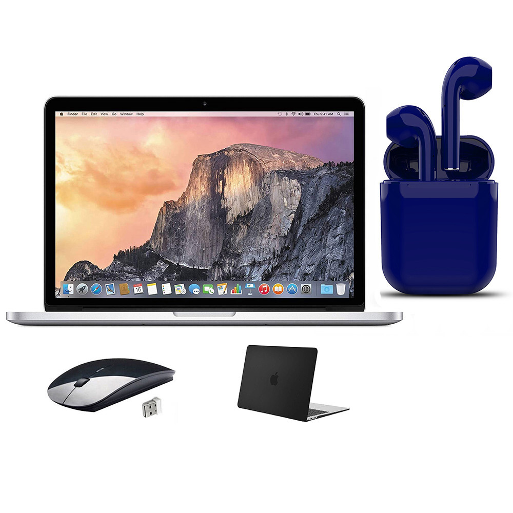 Bundled Apple MacBook Pro 13.3-Inch, Intel i5, 8GB Ram, 256GB SSD, Latest IOS