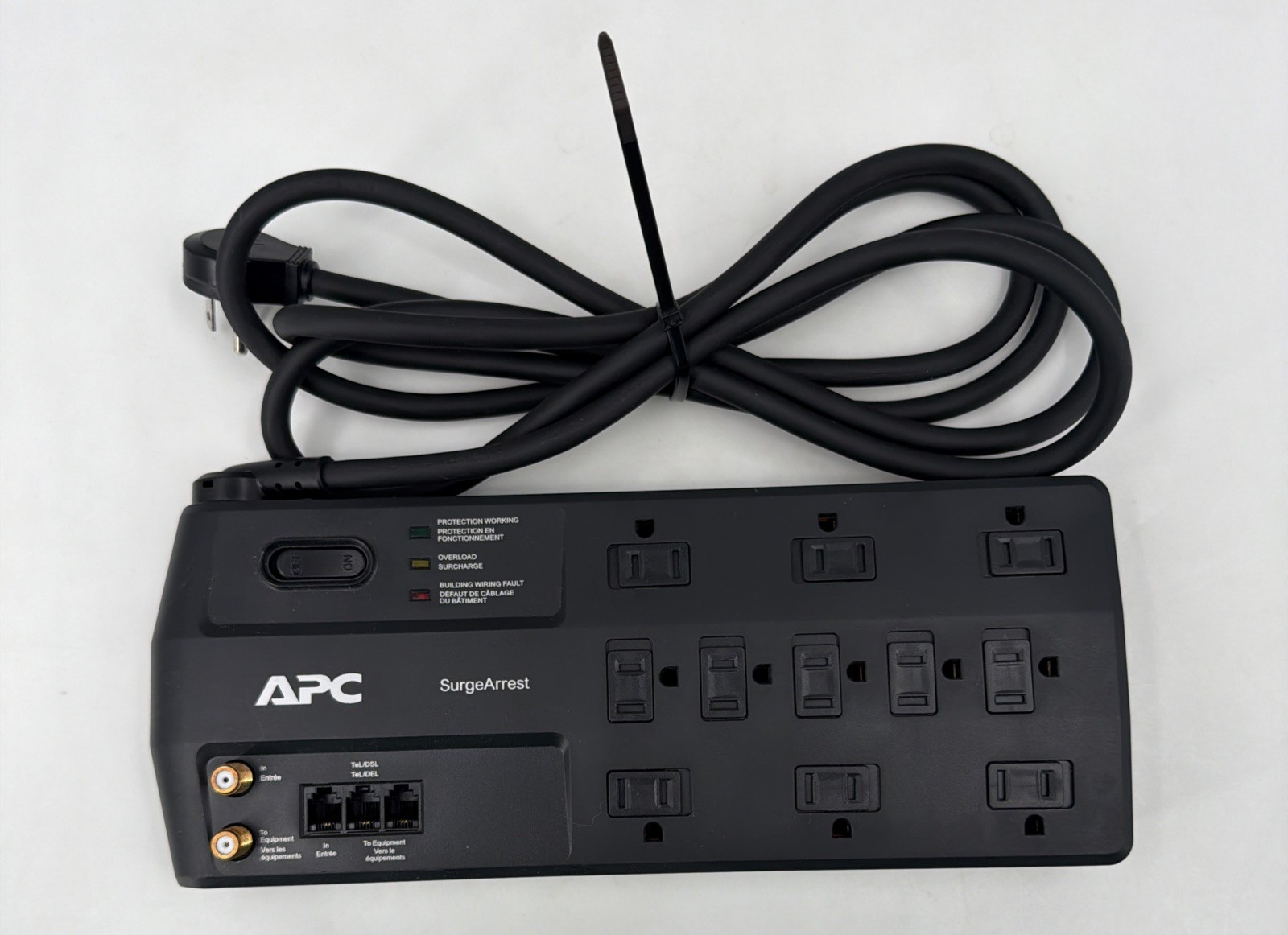 APC SurgeArrest Surge Protector - Black P11VT3 - 11-Outlet Performance Tested