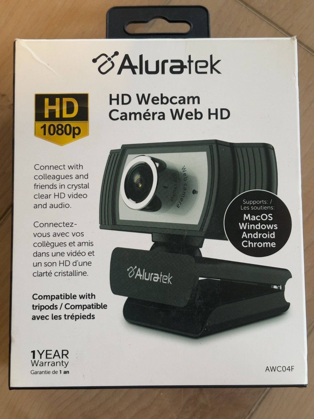 Aluratek HD Webcam 1080p (AWC04F) **OPEN BOX**