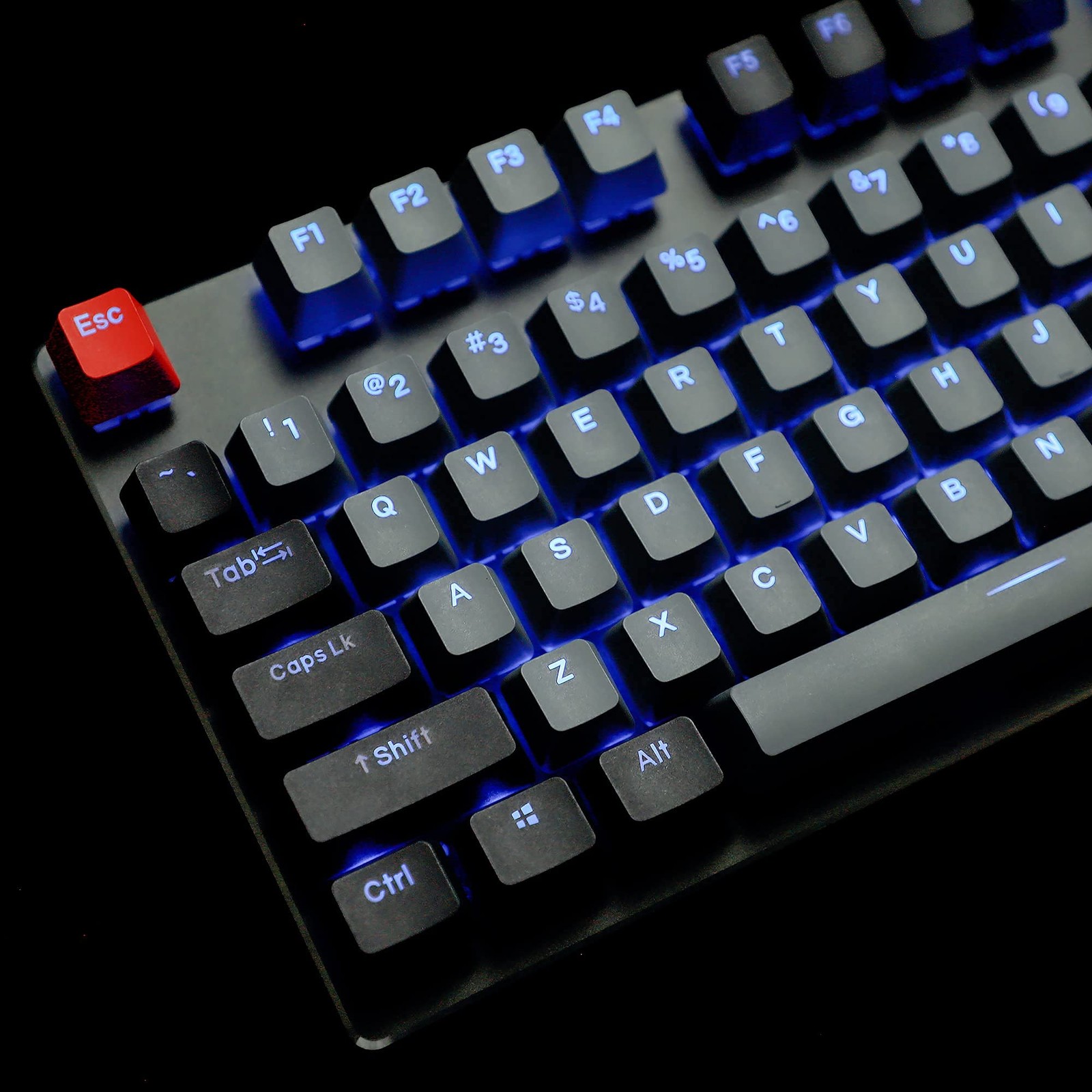 108 PCS Dyed PBT Shine Through OEM Profile Dolch Keycap MX Switch Mechanical
