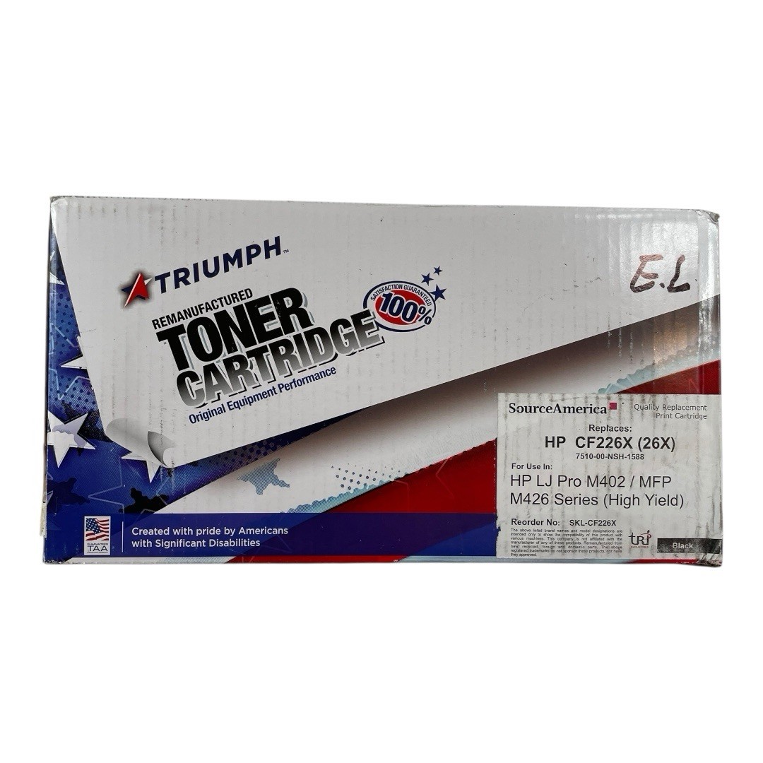 Triumph Replacement HP26X CF226X Black Toner Cartridge LaserJet Pro M402d M426dw