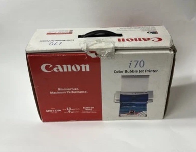 Canon i70 Color Bubble Jet Portable Printer