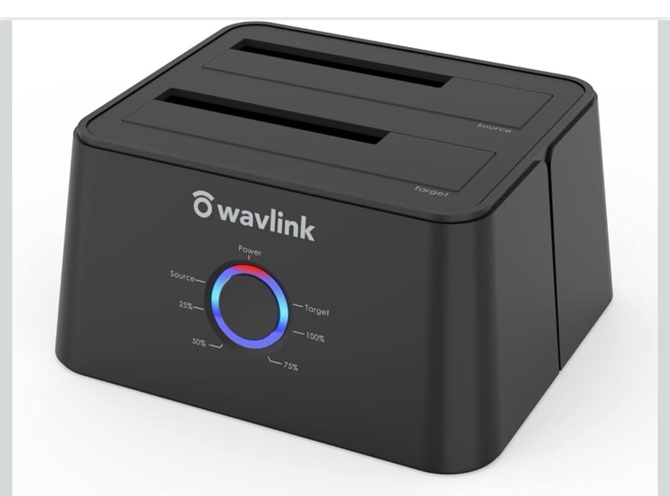 WAVLINK USB 3.0 and USB C to SATA Dual-Bay External Hard Drive Docking Station