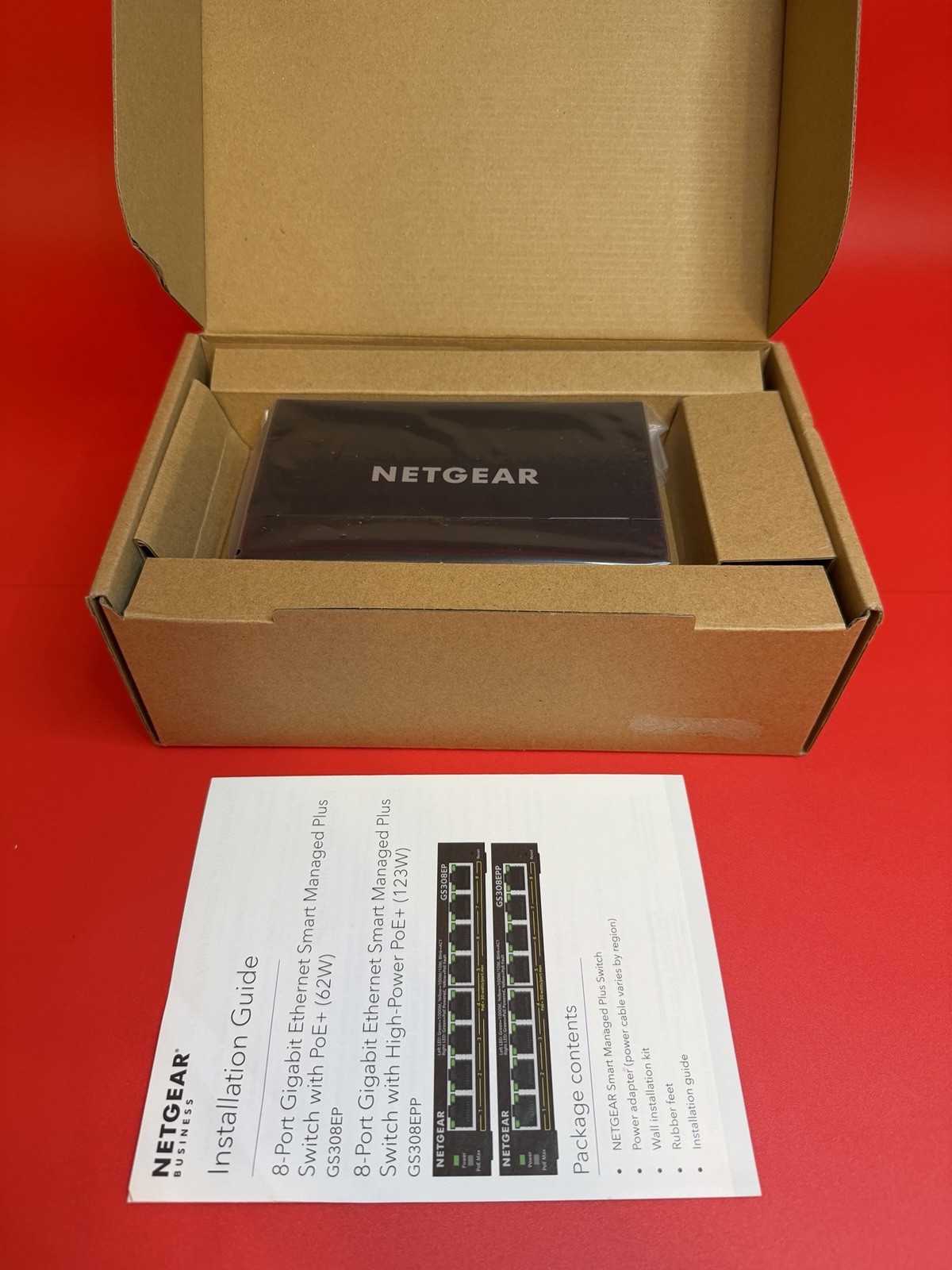 NETGEAR 8-Port Gigabit Ethernet GS308EP