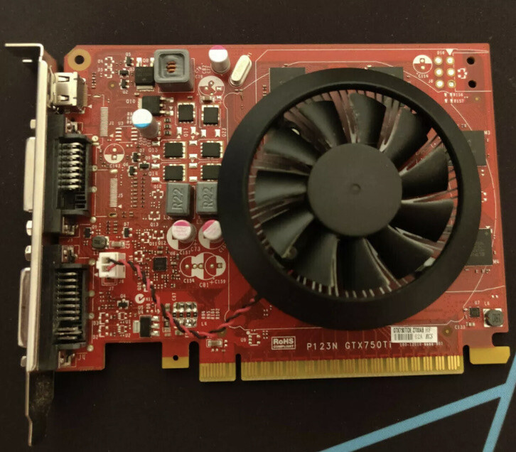 Dell NVIDIA GeForce GTX 750Ti 2GB Graphics Card DP/N 08MXMJ