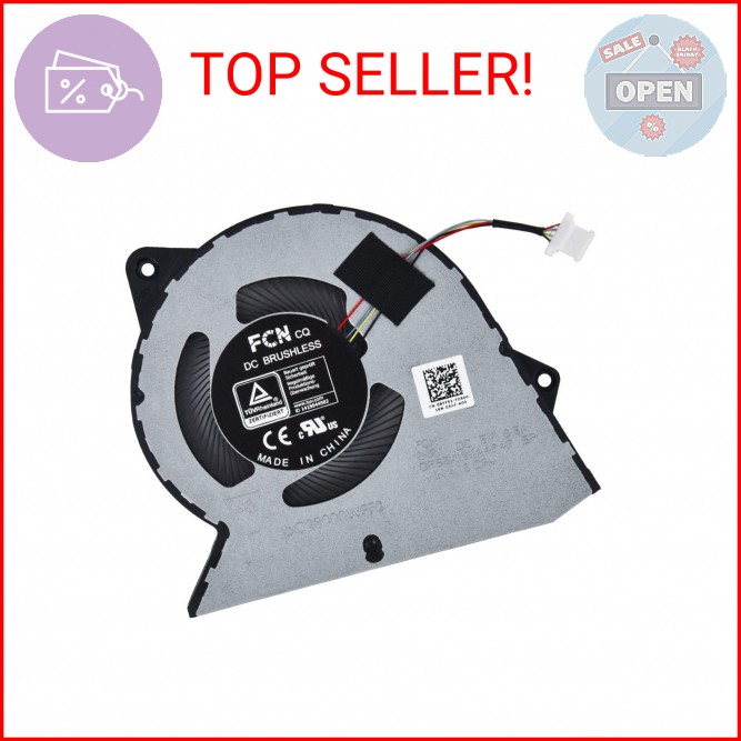 Replacement CPU Cooling Fan for Dell Inspiron 15 3510 3511 3515 3520 3525 3530 3