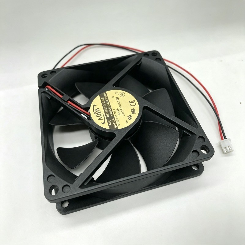 For ADDA Fan AD0912UB-A71GP DC 12V 0.46A 9025 9225 9CM 90mm 2 Wires Cooling Fan