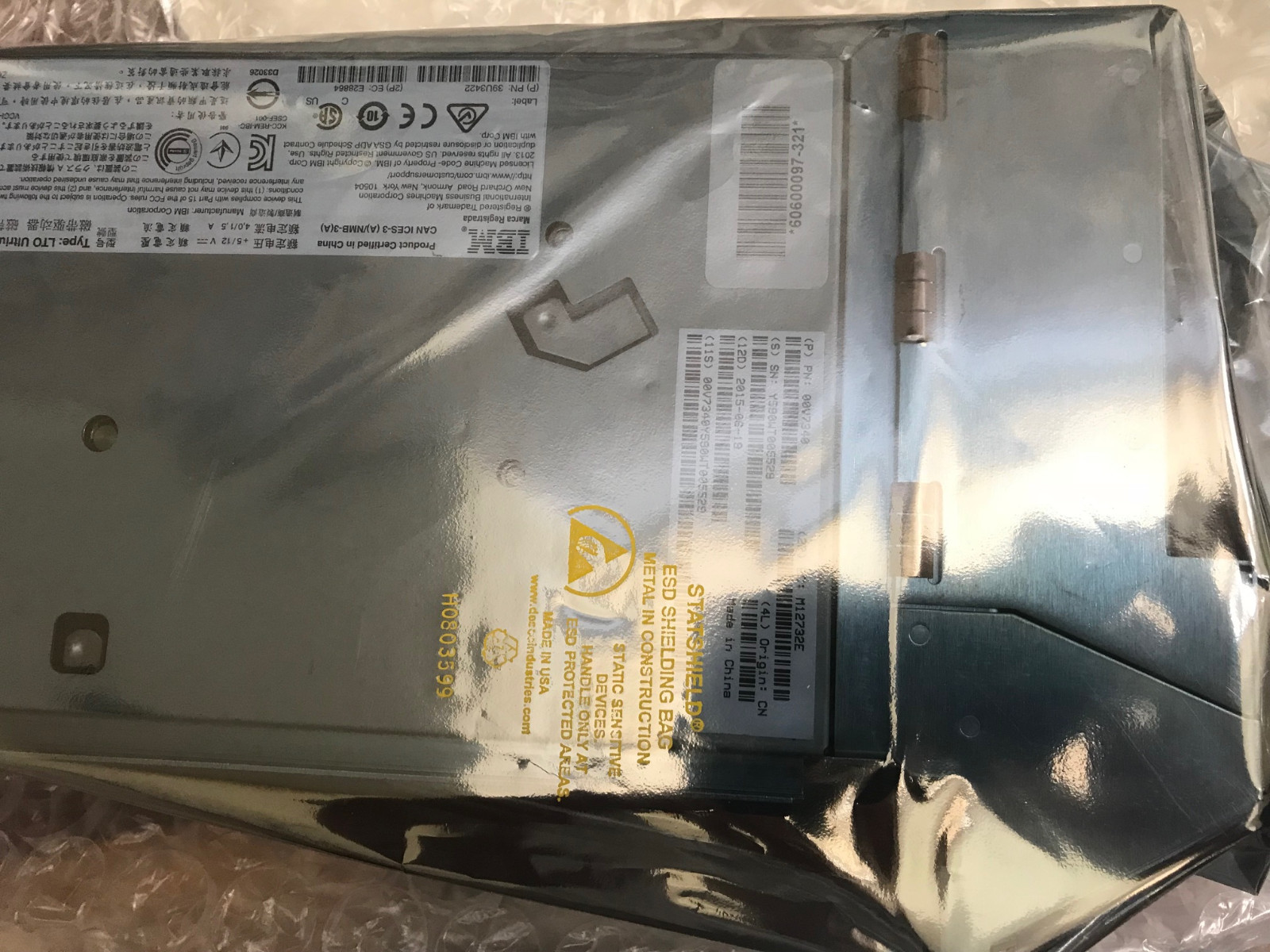 OVERLAND DATA 00V7340 LTO5 FH SAS OV-LXE901111 60600097-321