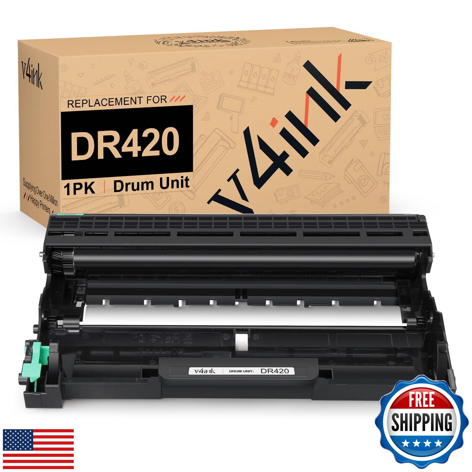 v4ink Compatible Drum Unit Replacement for Brother DR420 to use for HL-2240 H