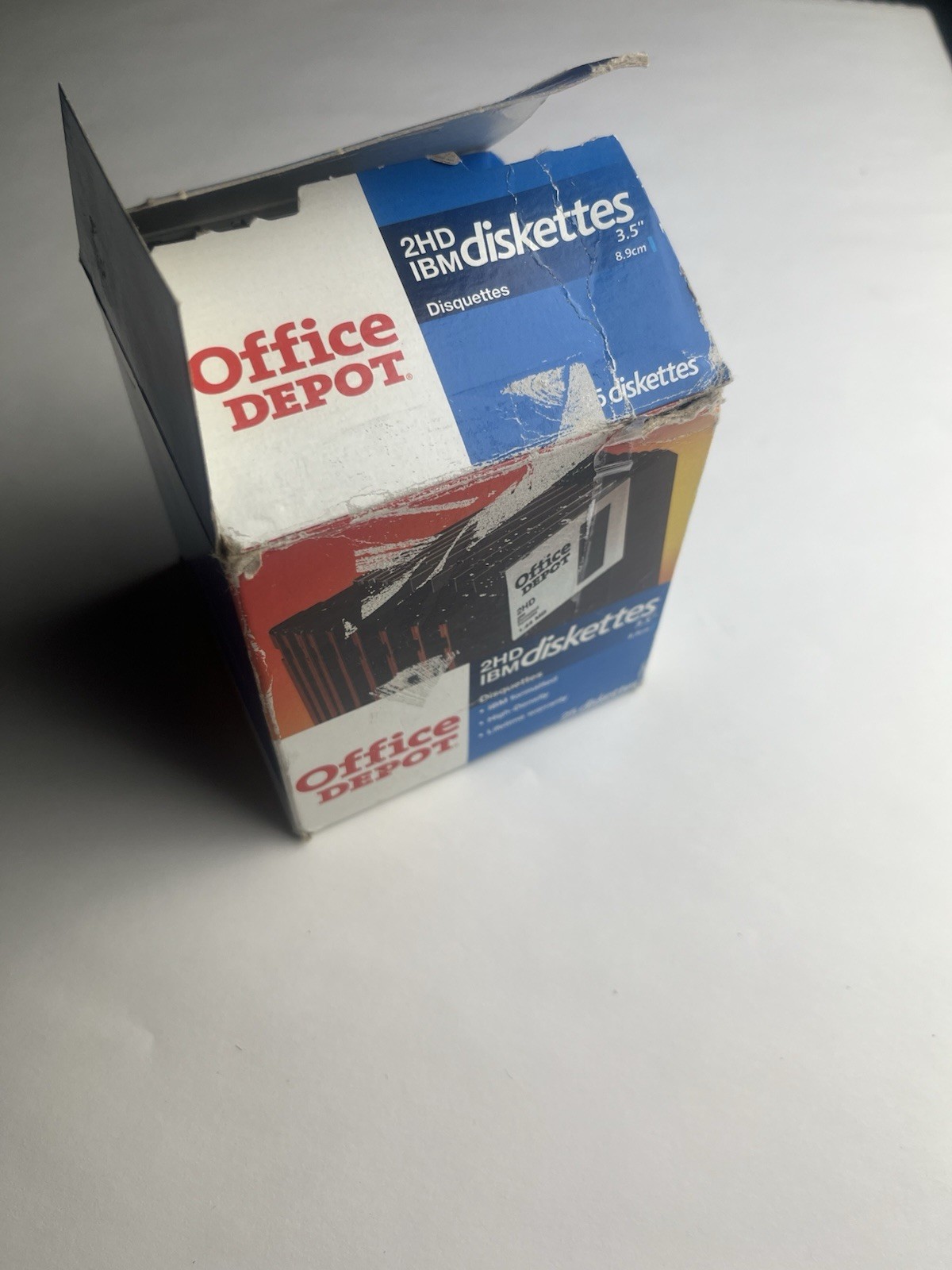 24-Pack Office Depot 3.5" Diskettes 2HD IBM Formatted Made in USA