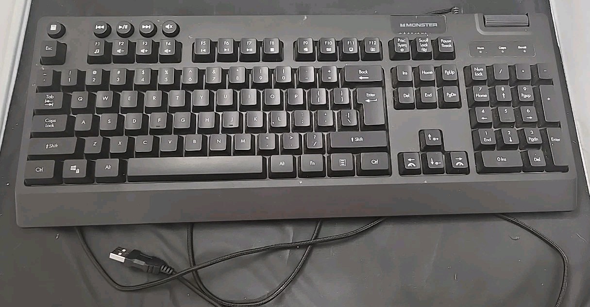 Monster Mechanical Gaming Keyboard USB Wired