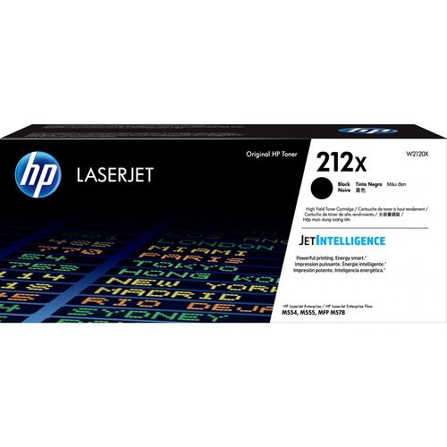 NEW SEALED HP 212X High Yield LaserJet Toner Cartridge - Black (W2120X)