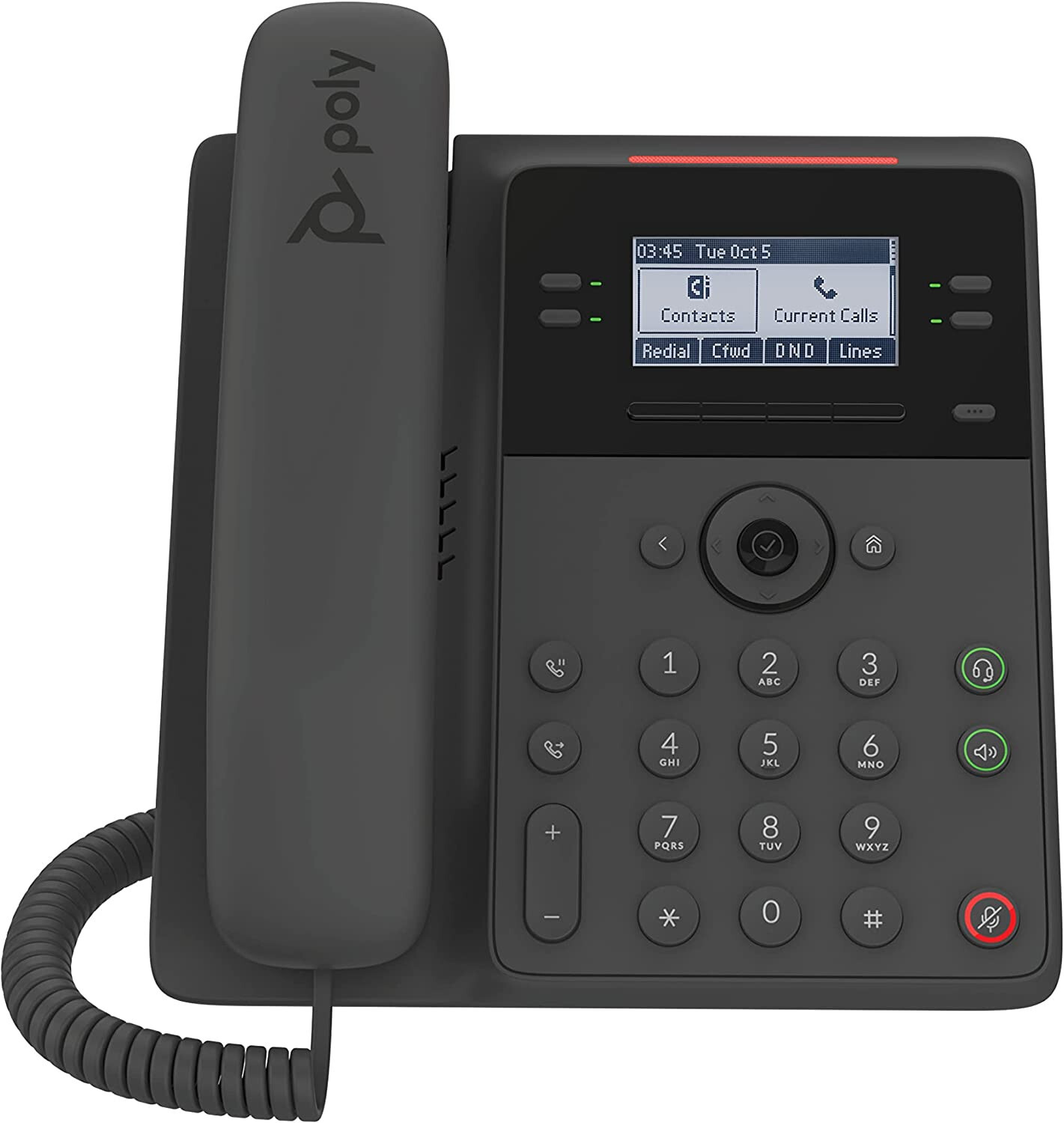 Poly Edge B30 IP Desk Phone PoE Open SIP 4 Key 16 Lines RJ9 3.5mm 2200-49825-025
