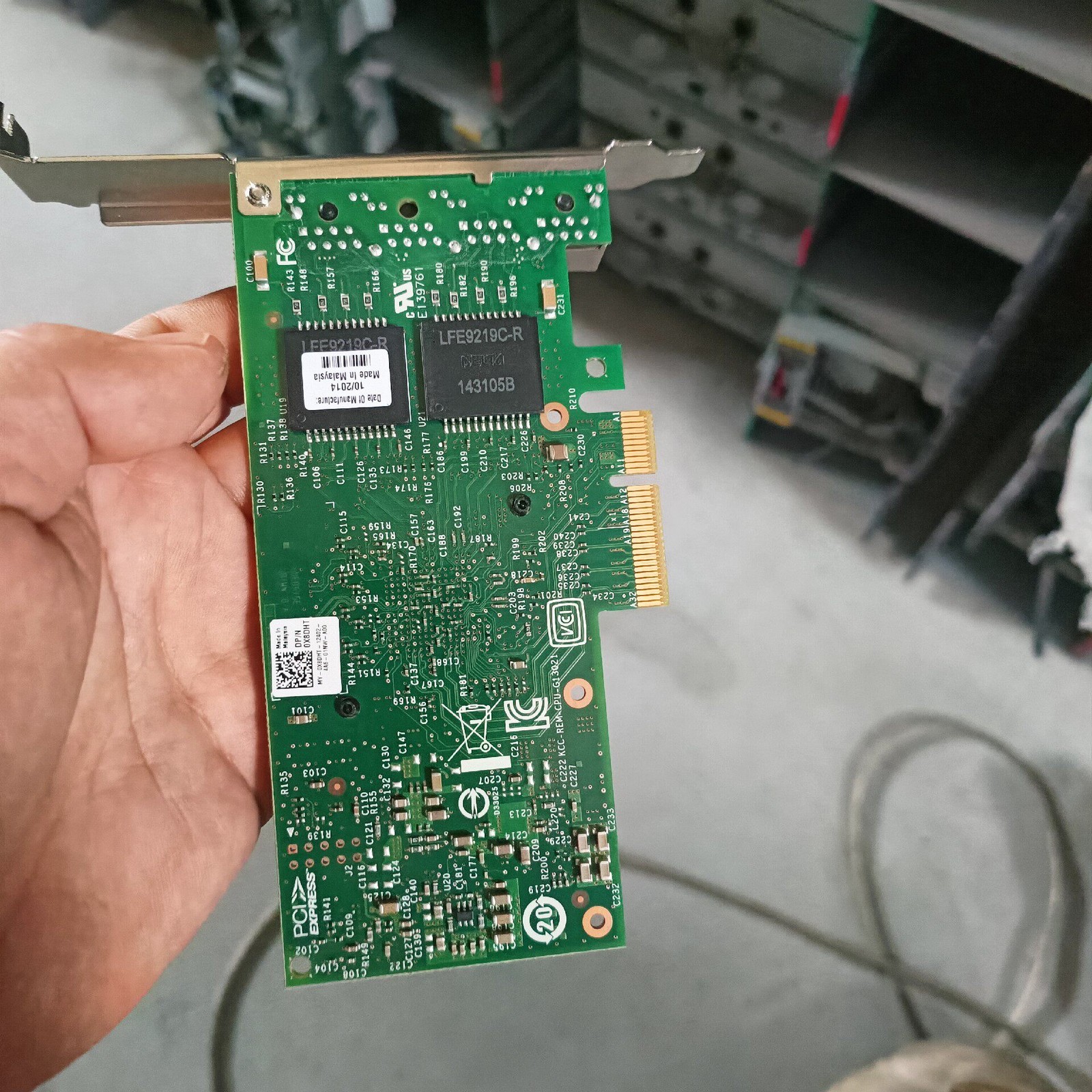 INTEL I350T4 Ethernet Server Adapter Intel I350-T4 DELL 9YD6K T34F4 0NWK2
