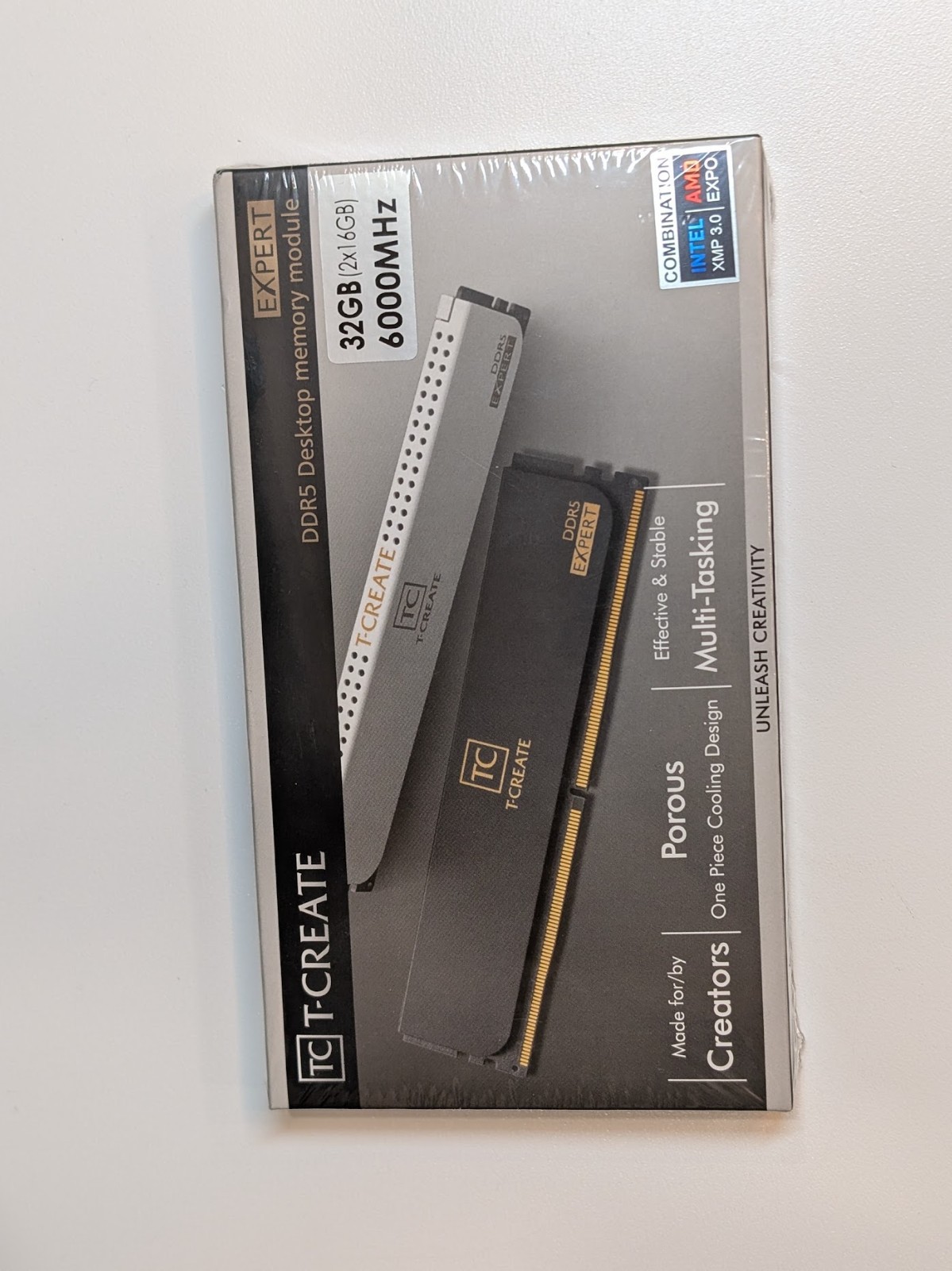 TeamGroup T-CREATE EXPERT 32GB 2x16GB DDR5 6000 CL38 XMP EXPO Black