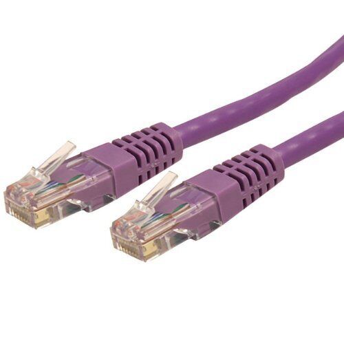 StarTech.com 20ft CAT6 Ethernet Cable - Purple CAT 6 Gigabit Ethernet Wire