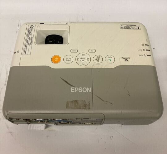 Epson PowerLite 95 H383A 3LCD 2600 lumens HDMI Projector 3498 Lamp Hours