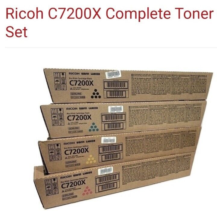 OEM Brand New Ricoh Toner Pro C7200x C7210x   828528  828529  828530  828531