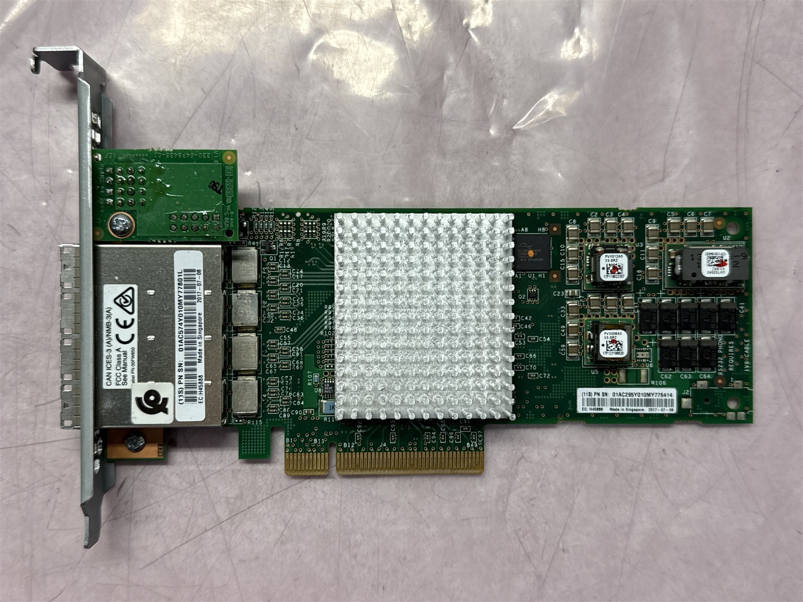 IBM 01AC295 4-PORT 12Gbps SAS HBA STORWIZE V7000 GEN3 01AC574